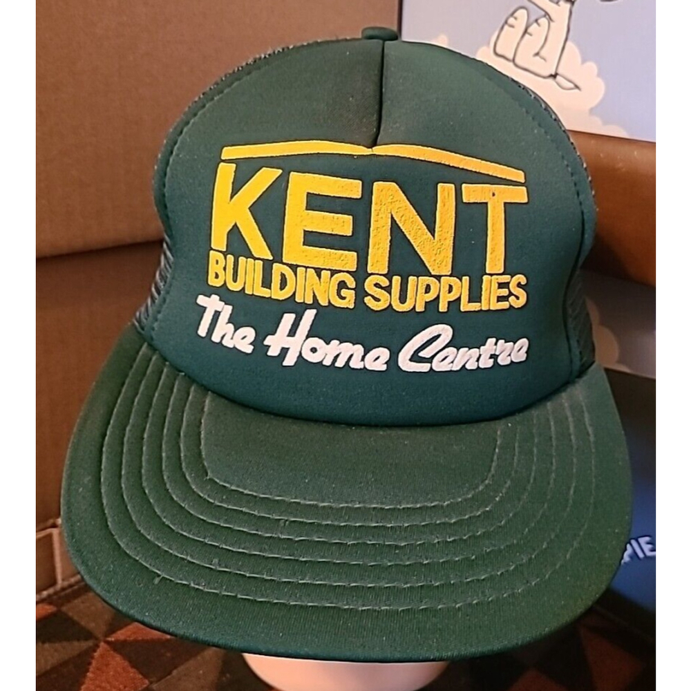Kent Building Supplies The Home Centre Hat Vintage Green Snapback Trucker Cap